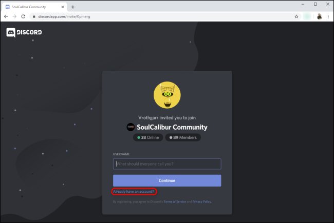 Join a Discord Server in a Web Browser