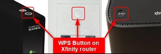 WPS Button on Xfinity Routers